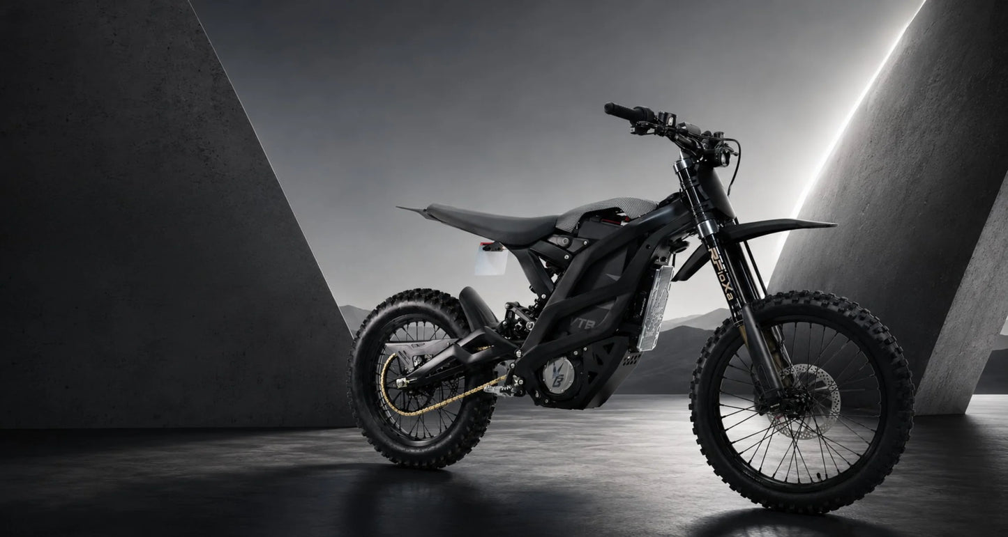 Ventus V1+ EVO electric dirt bike — full side view